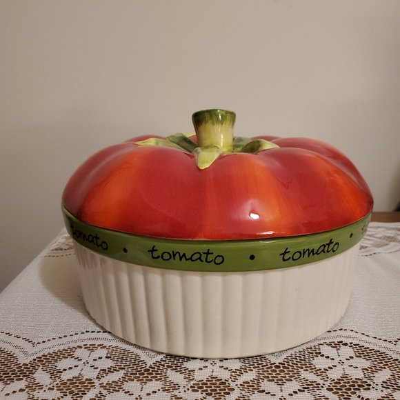 Other - Judy Phipps Certified International Tomato Baking Casserole Dish w/Cover